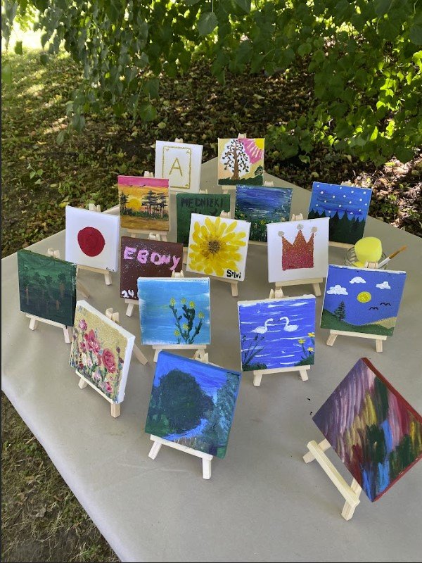 Mazā audekla glezna