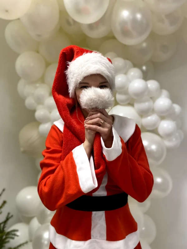 Turot balto bumbuli pie deguna